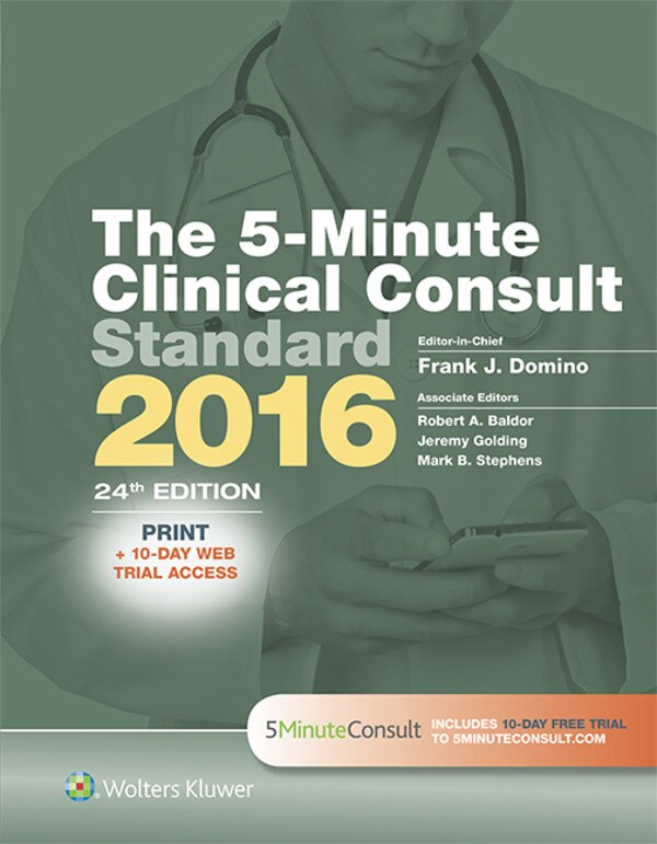 The 5Minute Clinical Consult Standard 2016, CLOSEOUT ITEM